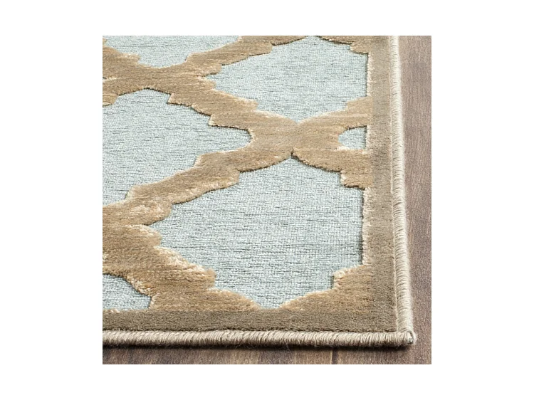 Tapis Marron/Neutre/Aqua 160 X 229 cm - Anguilla