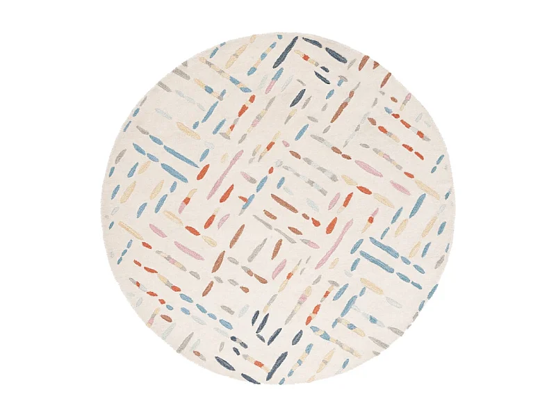 Tapis Ivoire/Bleu 183 X 183 cm - Winsley