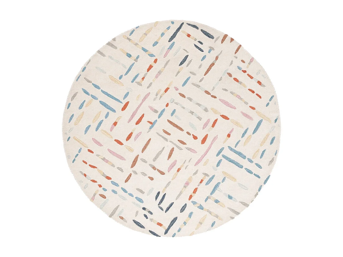 Tapis Ivoire/Bleu 183 X 183 cm - Winsley