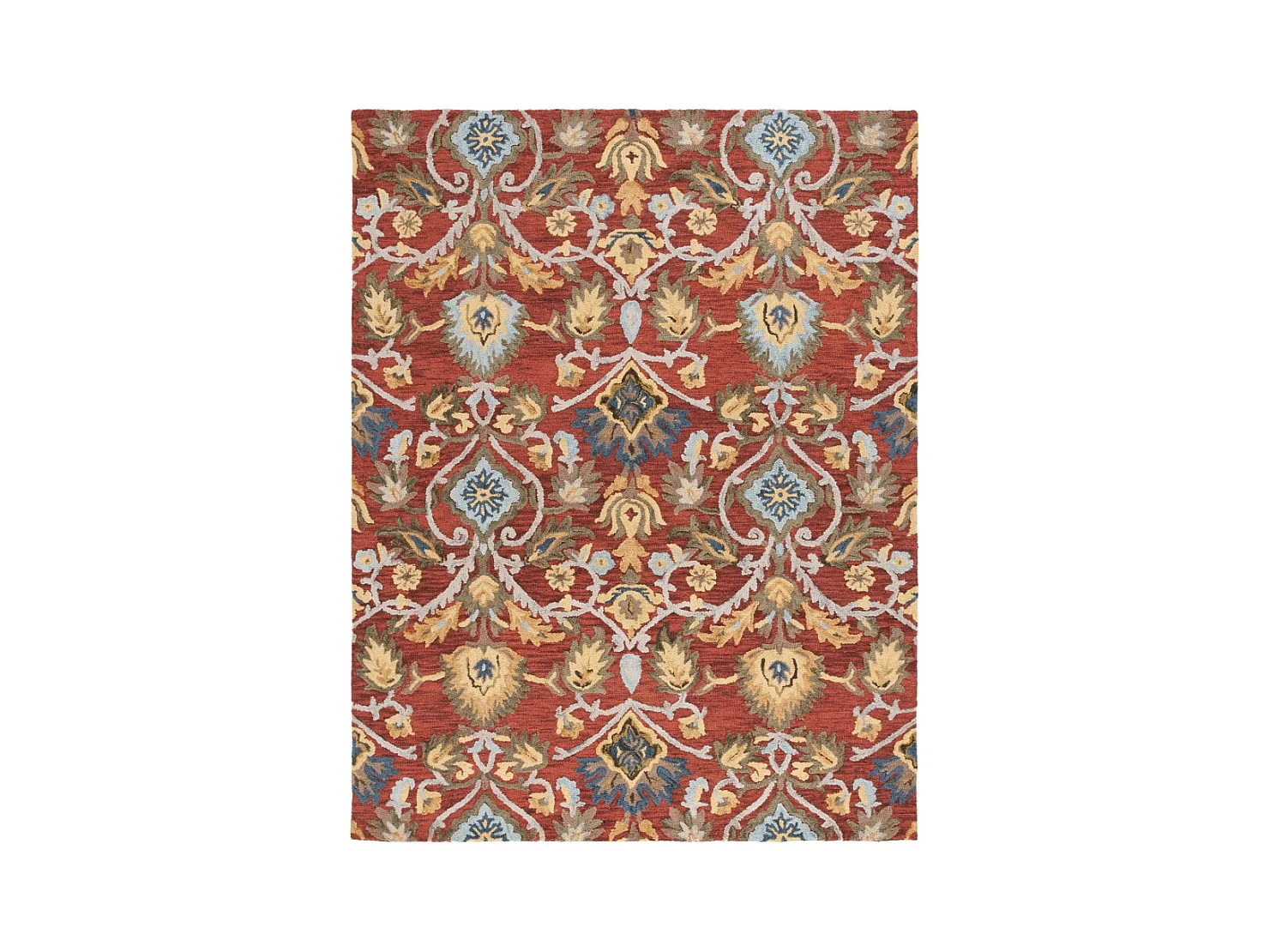 Tapis Rouge/Multicolore 274 X 366 cm - Juni