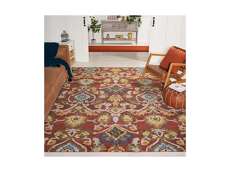 Tapis Rouge/Multicolore 274 X 366 cm - Juni