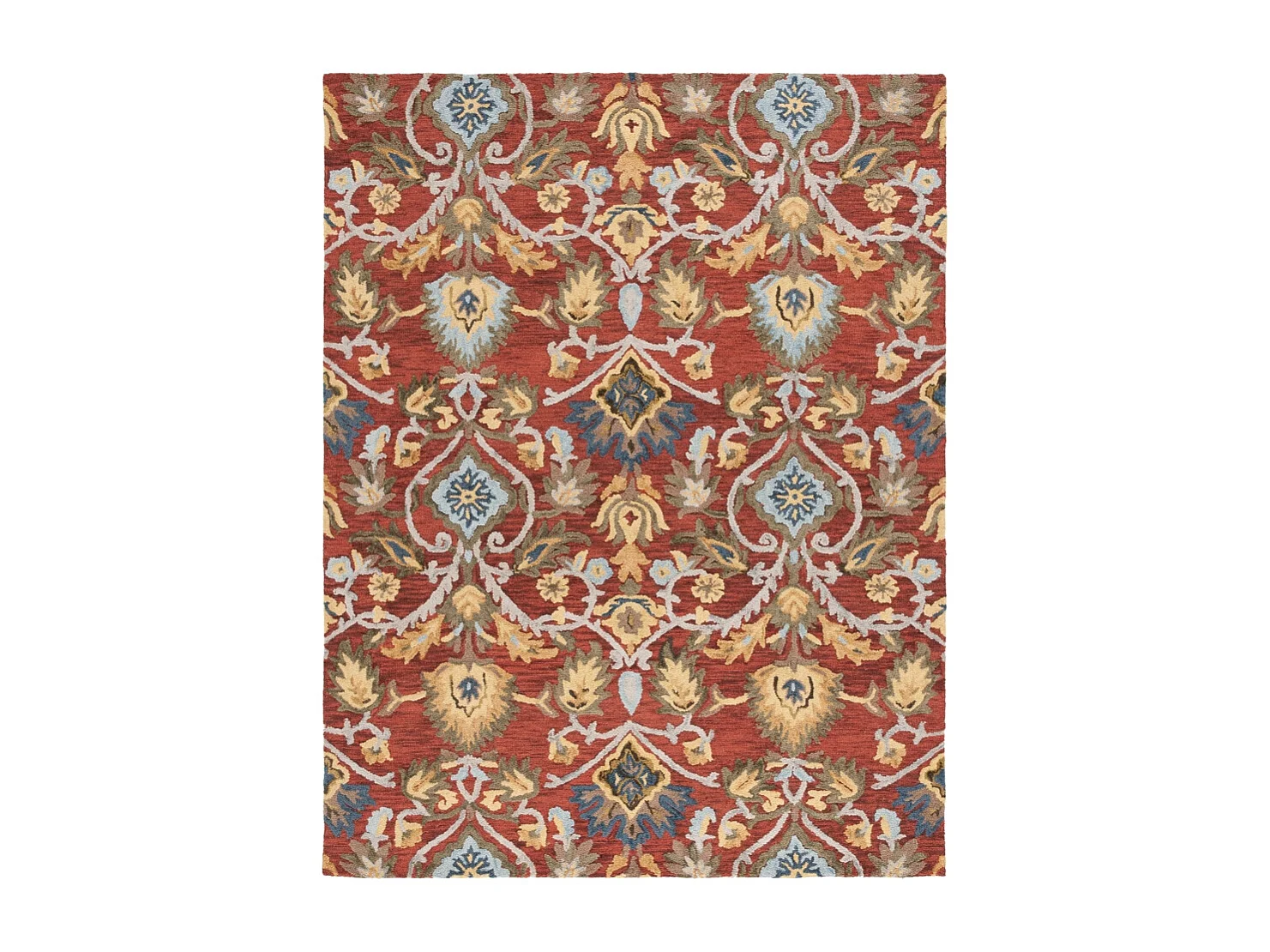 Tapis Rouge/Multicolore 274 X 366 cm - Juni