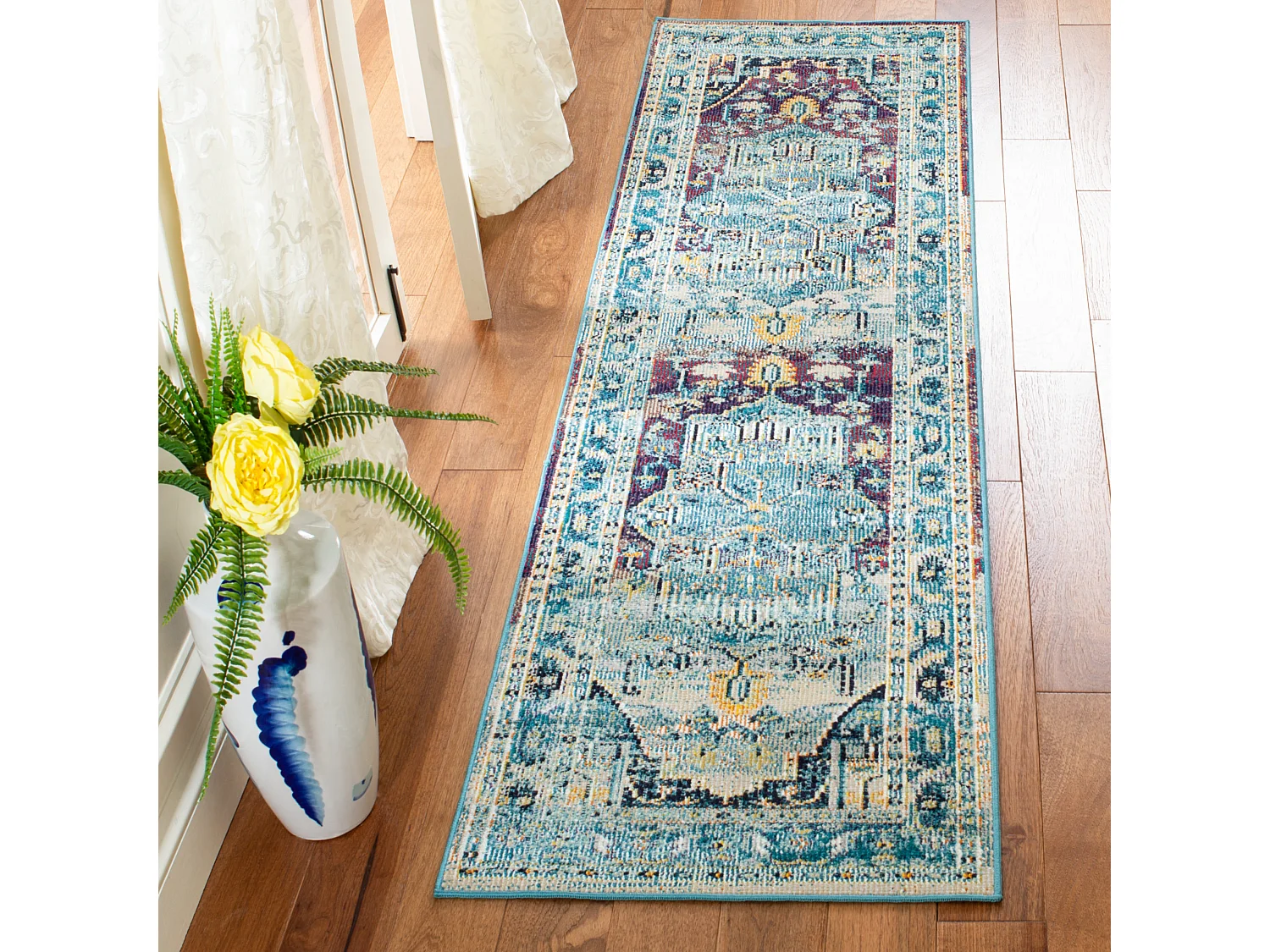 Tapis Bleu/Violet 66 X 213 cm - Dreda