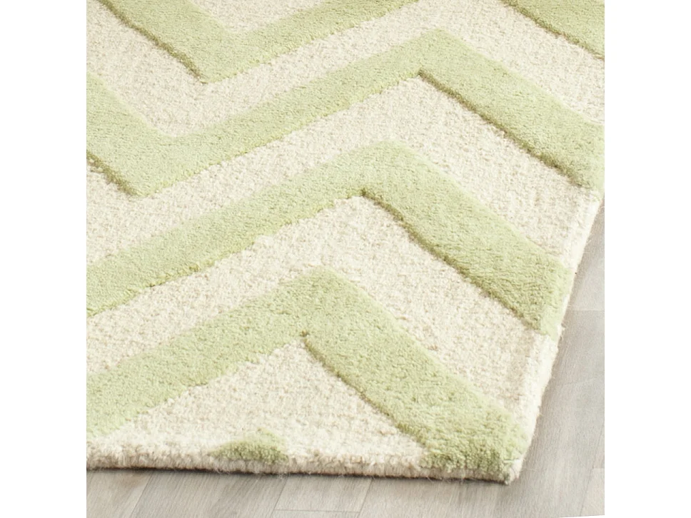Tapis Vert/Neutre 122 X 183 cm - Stella