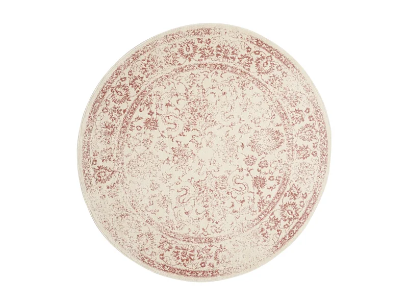 Tapis Neutre/Rose 91 X 91 cm - Lucinda