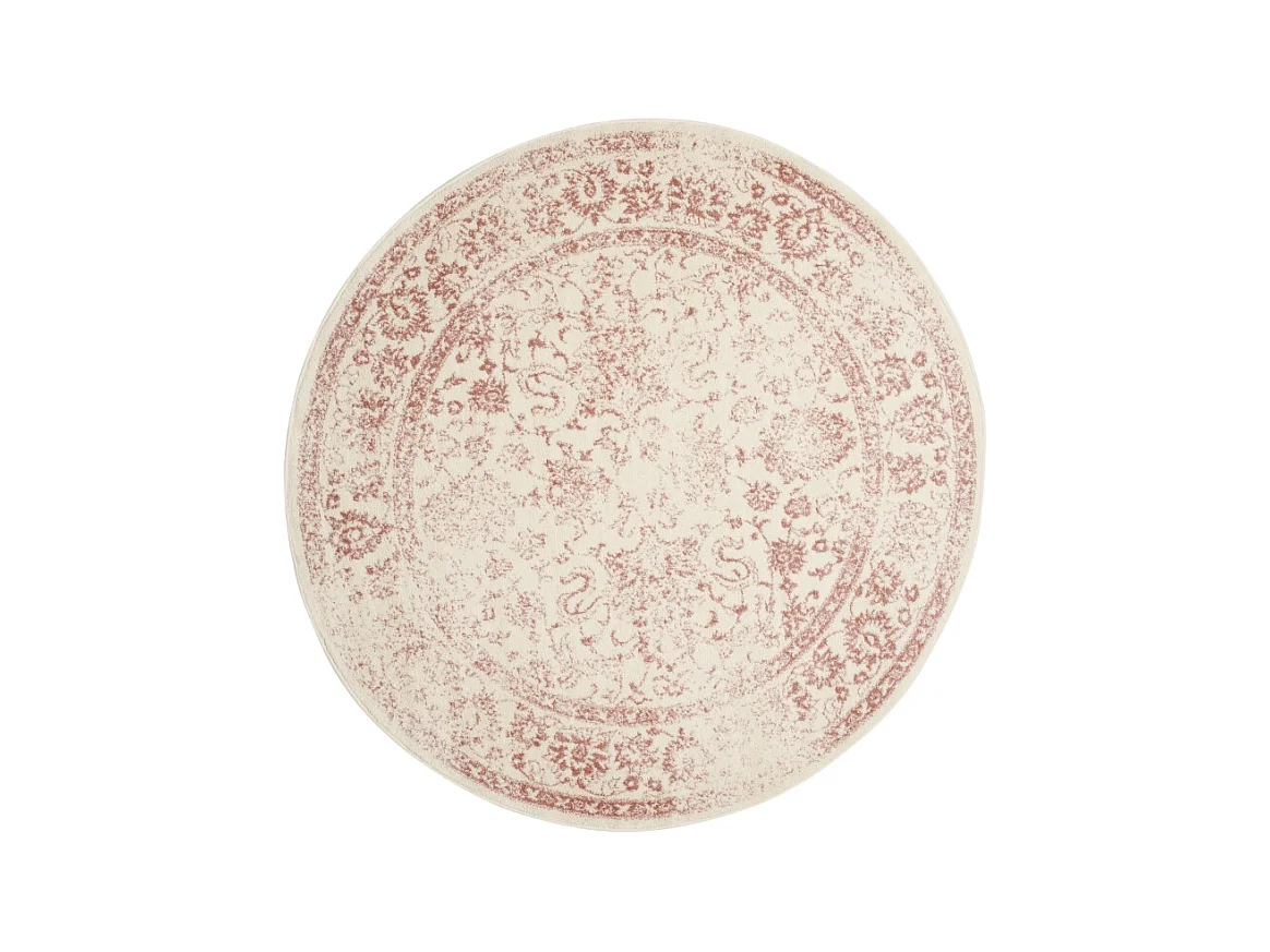 Tapis Neutre/Rose 91 X 91 cm - Lucinda