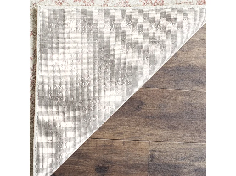 Tapis  Ivoire/Rose 91 X 91 cm - Lucinda