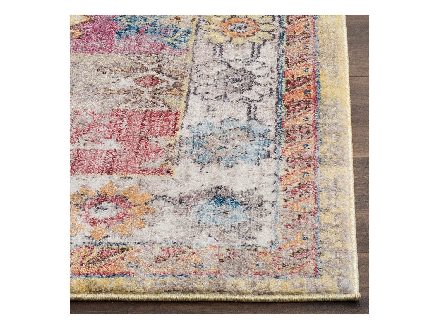 Tapis Rose/Multicolore 122 X 183 cm - Yasmeen