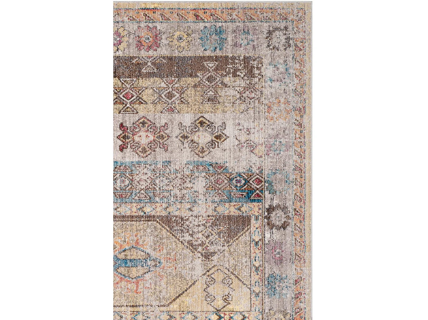 Tapis Rose/Multicolore 122 X 183 cm - Yasmeen