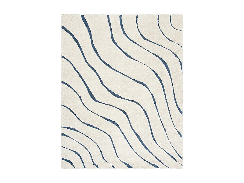 Tapis Neutre/Bleu 236 x 305 cm - Raton