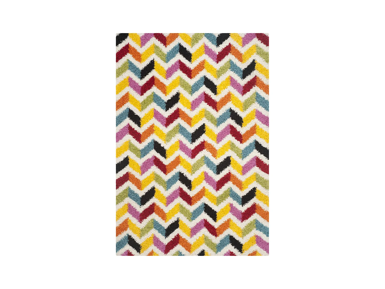 Tapis Neutre/Multicolore 160 X 229 cm - Esther
