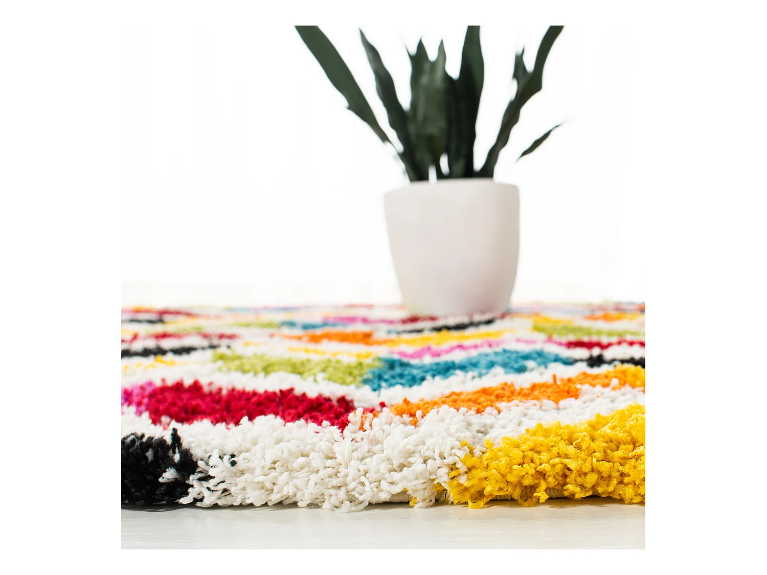 Tapis Neutre/Multicolore 160 X 229 cm - Esther