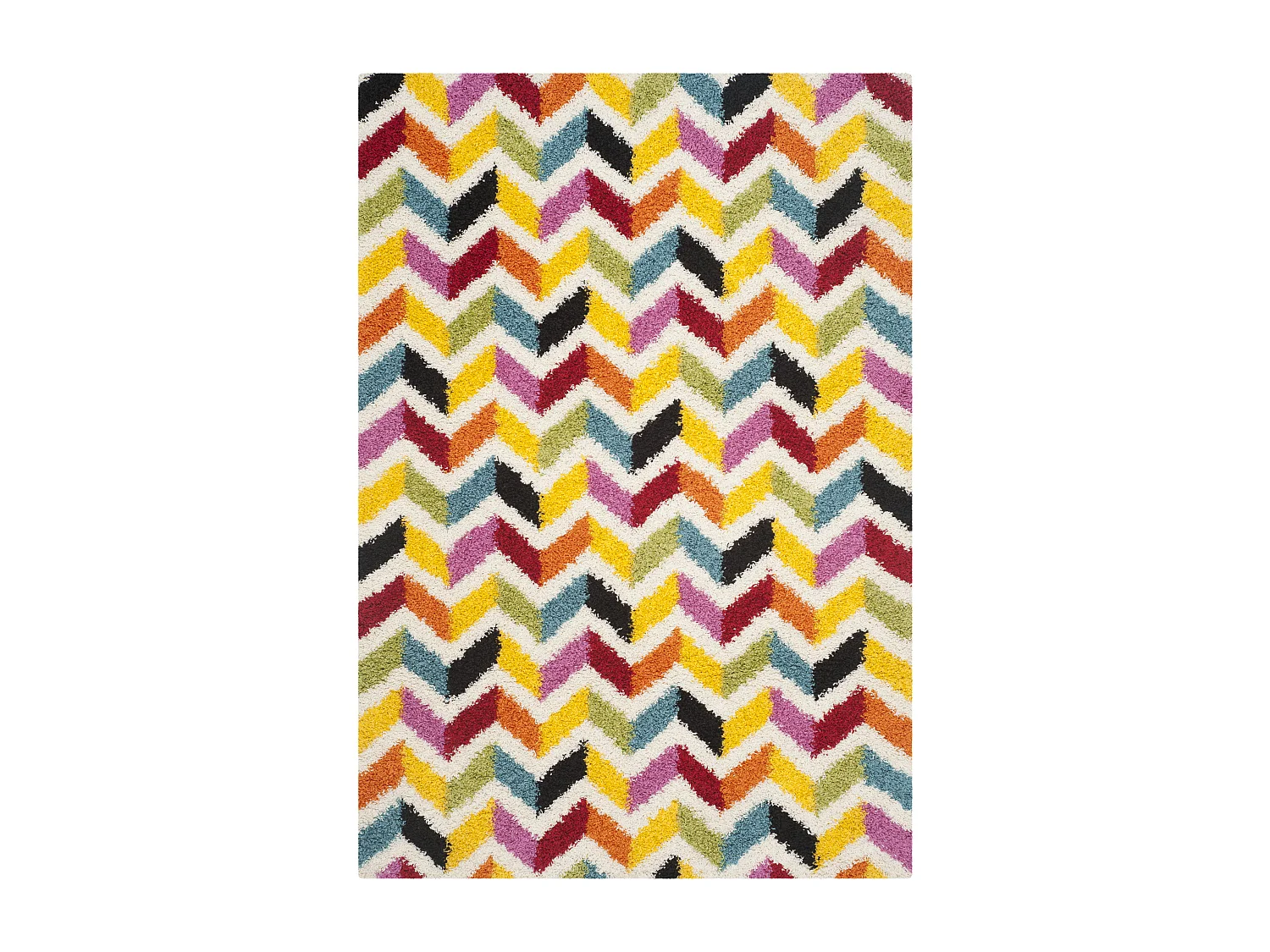 Tapis Neutre/Multicolore 160 X 229 cm - Esther