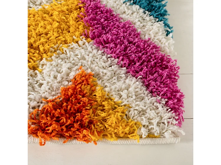 Tapis Neutre/Multicolore 160 X 229 cm - Esther
