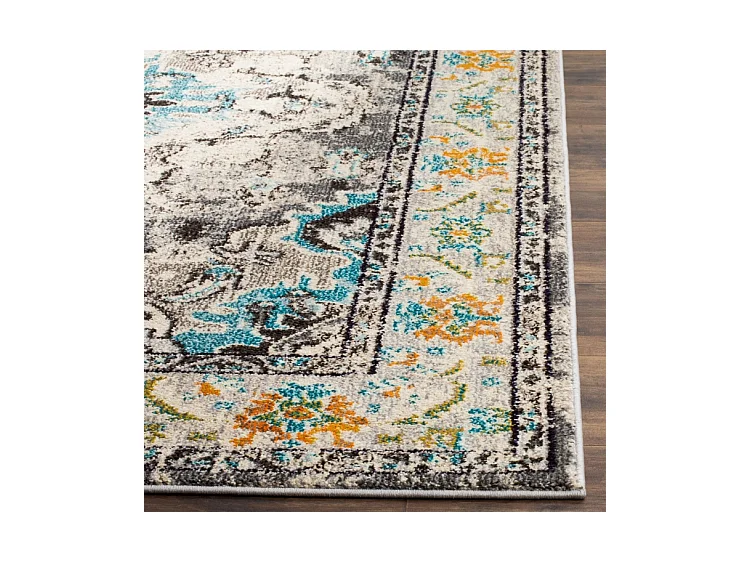 Tapis Gris/Bleu 91 X 152 cm - Milà