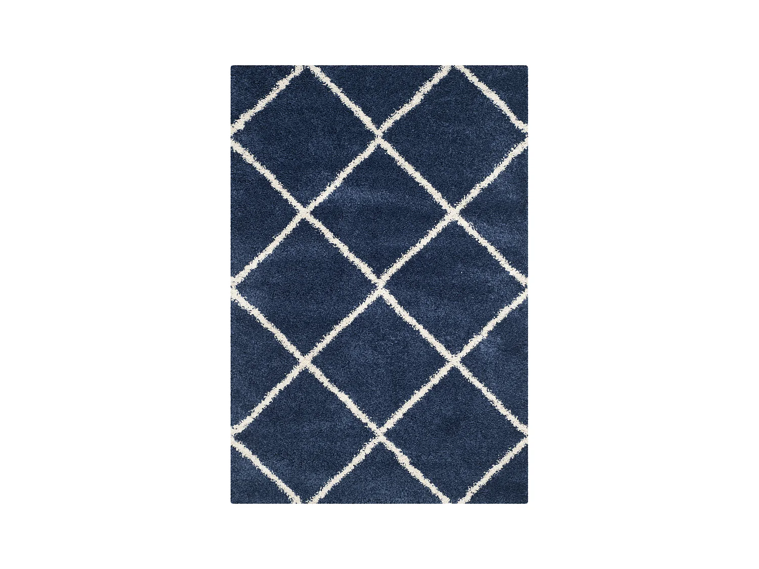 Tapis Bleu Marine/Neutre 155 X 229 cm - Myla