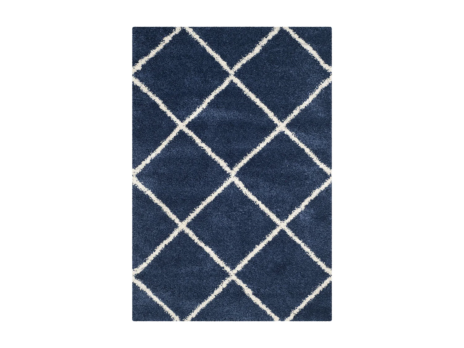 Tapis Bleu Marine/Neutre 155 X 229 cm - Myla