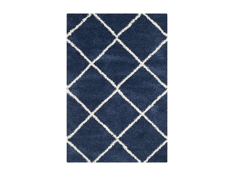 Tapis Bleu Marine/Neutre 155 X 229 cm - Myla