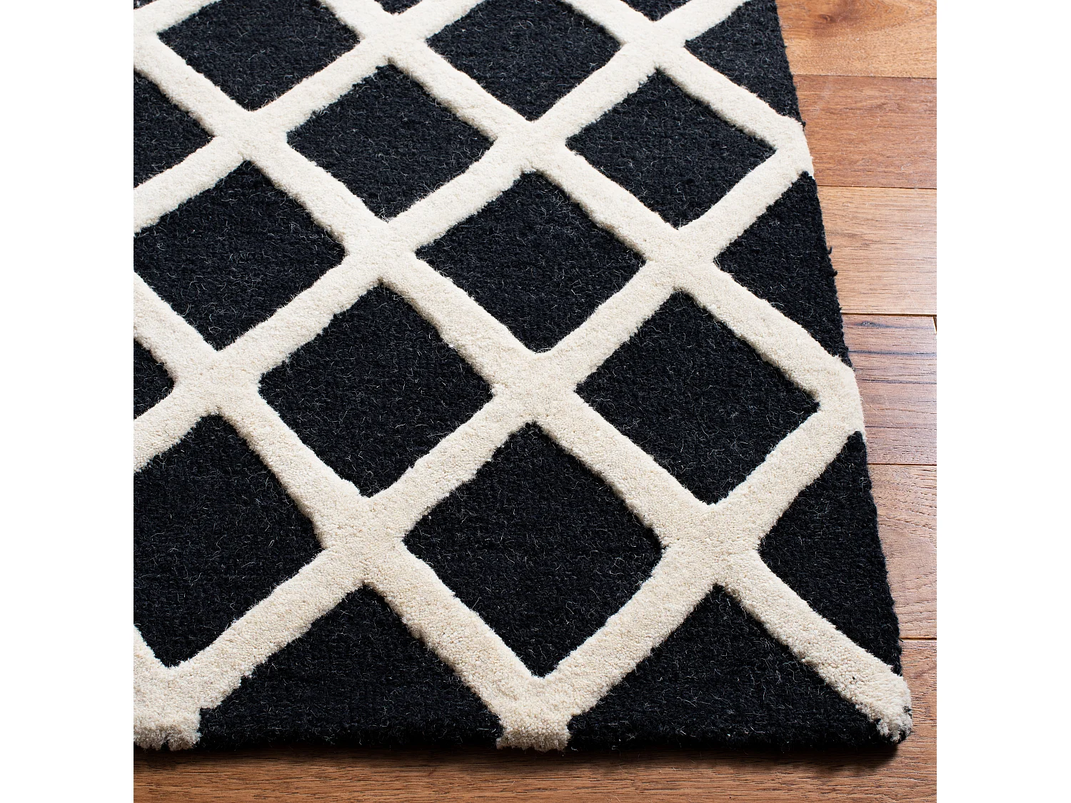 Tapis Noir/Neutre 61 X 91 cm - Sophie