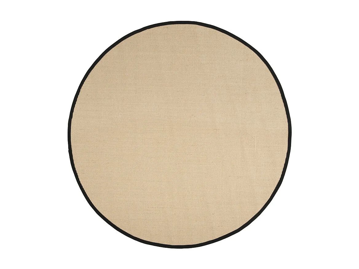 Tapis Beige/Noir 183 X 183 cm - Cathy