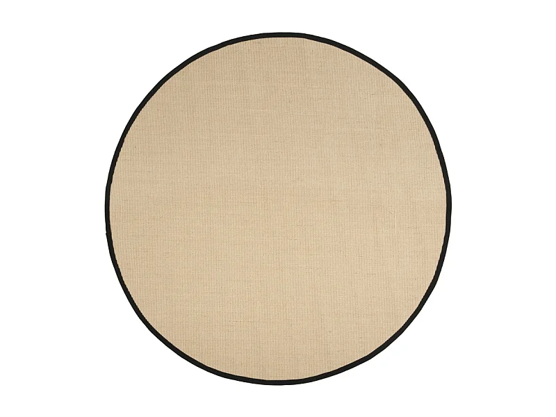 Tapis Beige/Noir 183 X 183 cm - Cathy