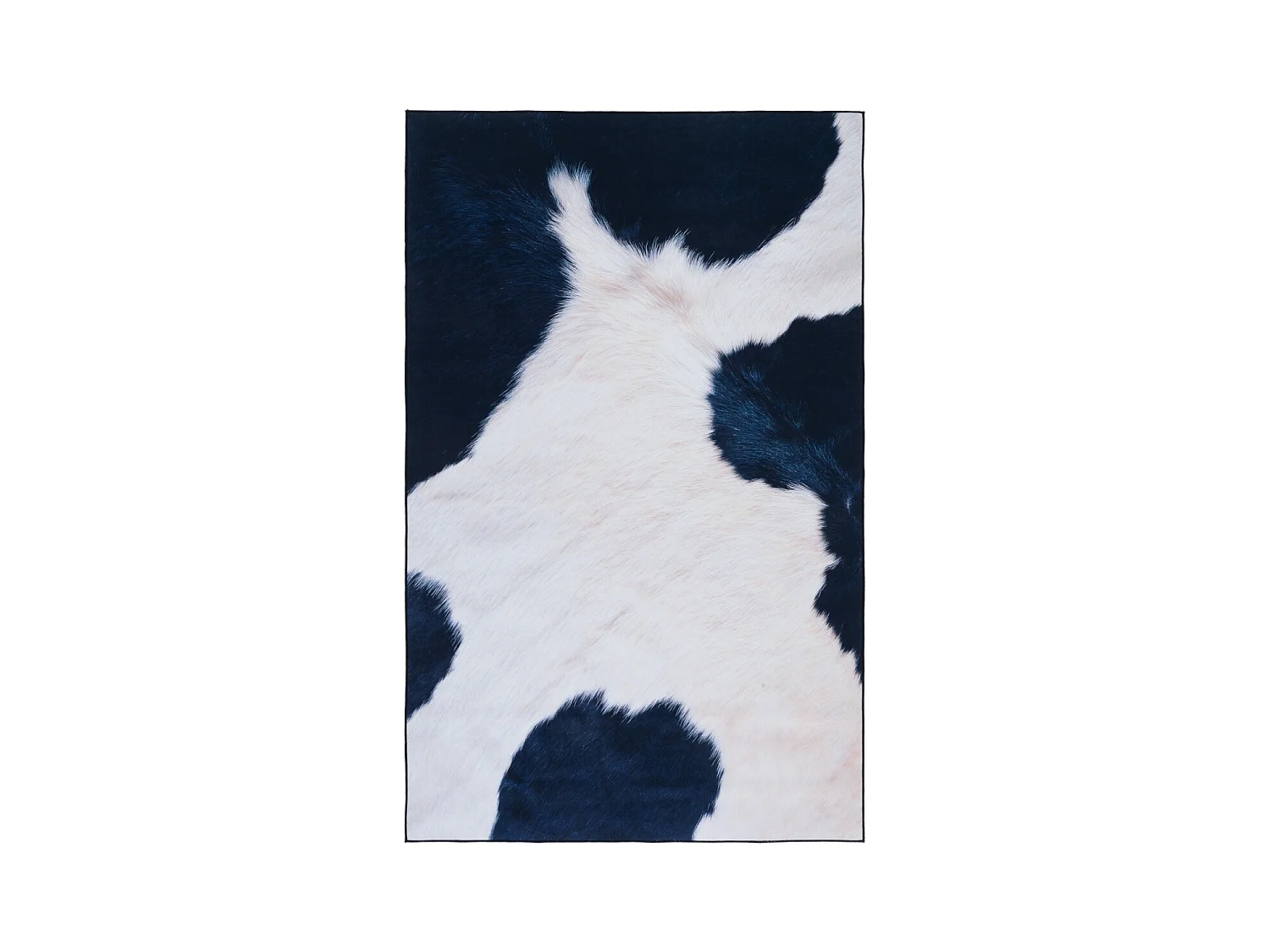 Tapis Ivoire/Bleu Foncé 244 X 305 cm - Elspeth