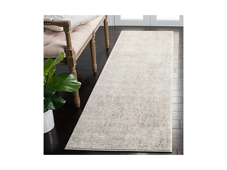 Tapis Ivoire/Taupe 26 X 60 cm - Aria