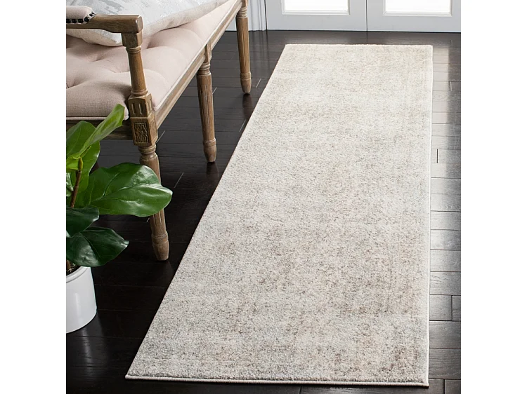 Tapis Ivoire/Taupe 26 X 60 cm - Aria