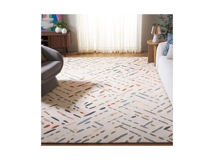 Tapis Ivoire/Bleu 244 X 305 cm - Winsley