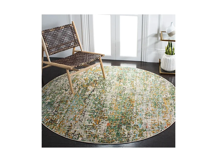 Tapis Vert/Turquoise 244 X 244 cm - Manjor