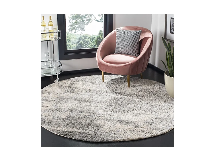 Tapis Gris Bleu/Crème 160 X 160 cm - Tiznit