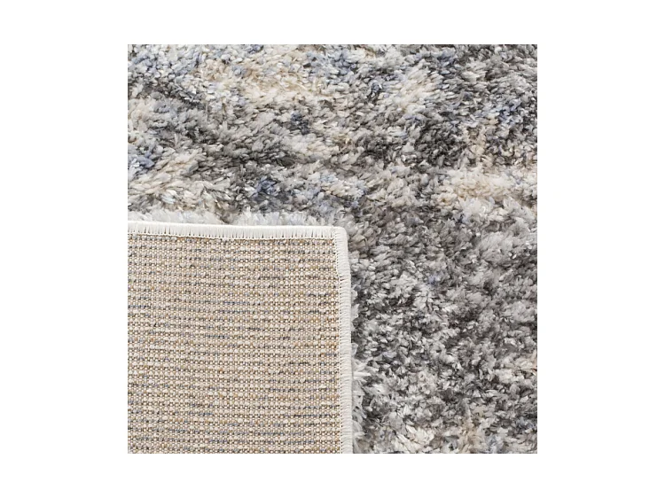 Tapis Gris Bleu/Crème 160 X 160 cm - Tiznit