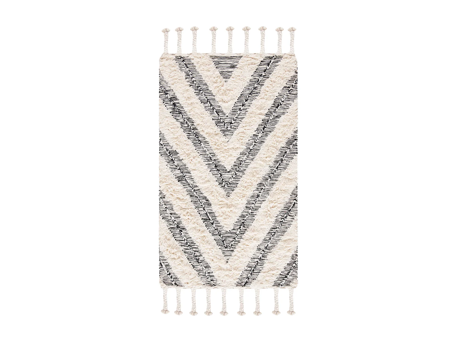 Tapis Noir/Neutre 122 X 183 cm - Ariana