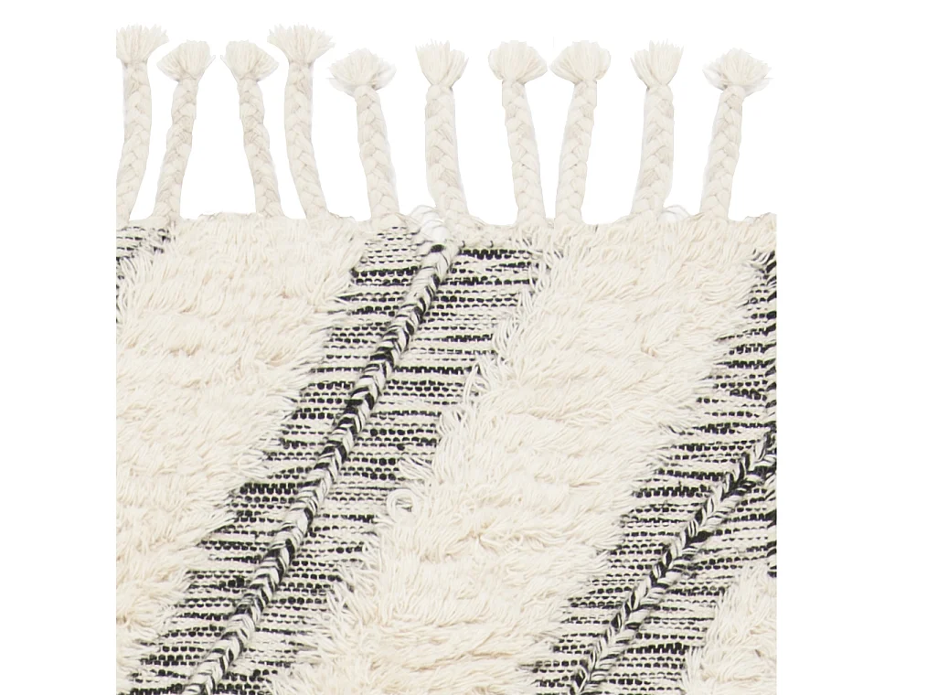 Tapis Noir/Neutre 122 X 183 cm - Ariana