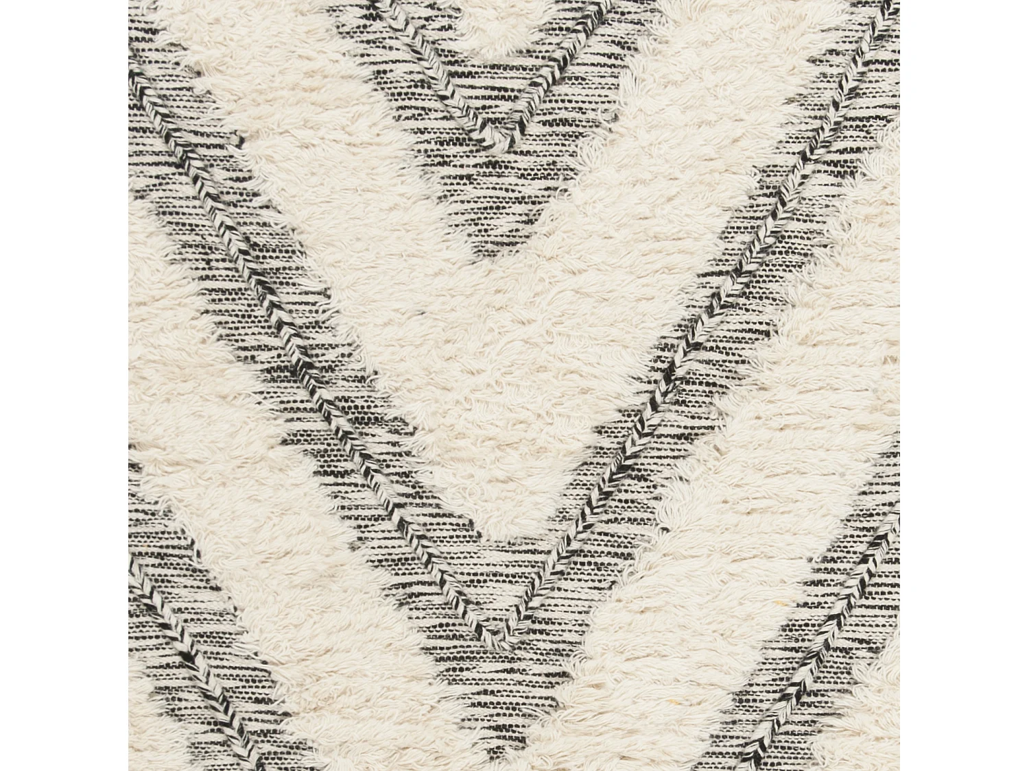 Tapis Noir/Neutre 122 X 183 cm - Ariana