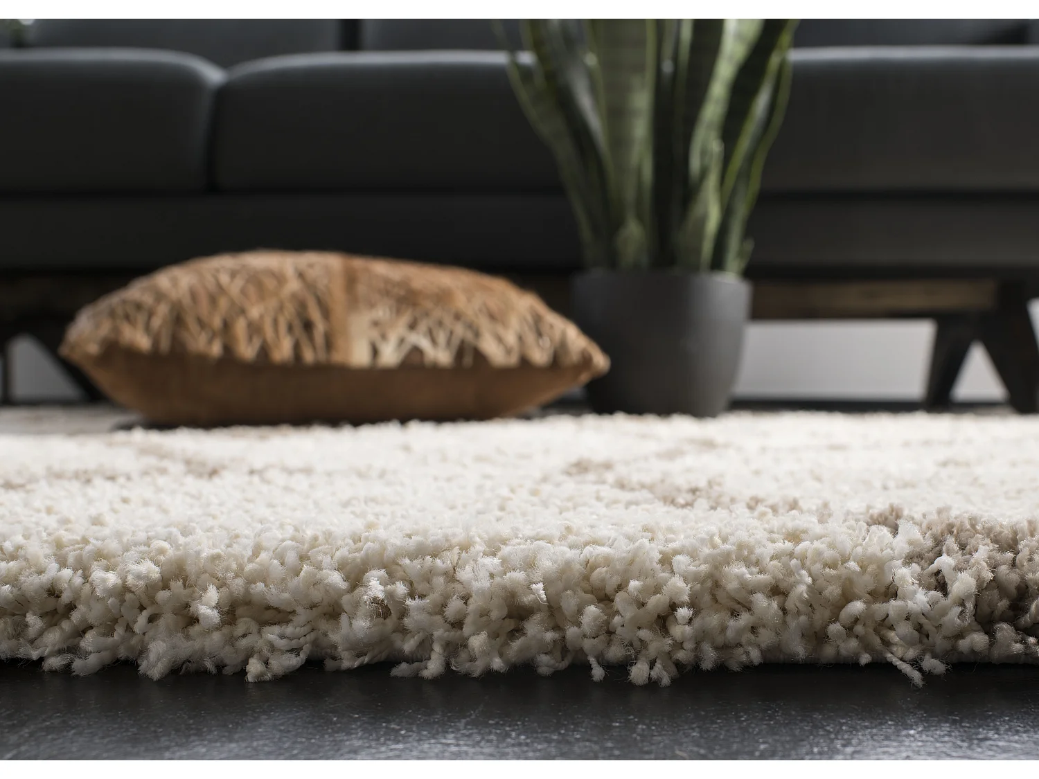 Tapis Ivoire/Beige 183 x 274 cm - Zoey
