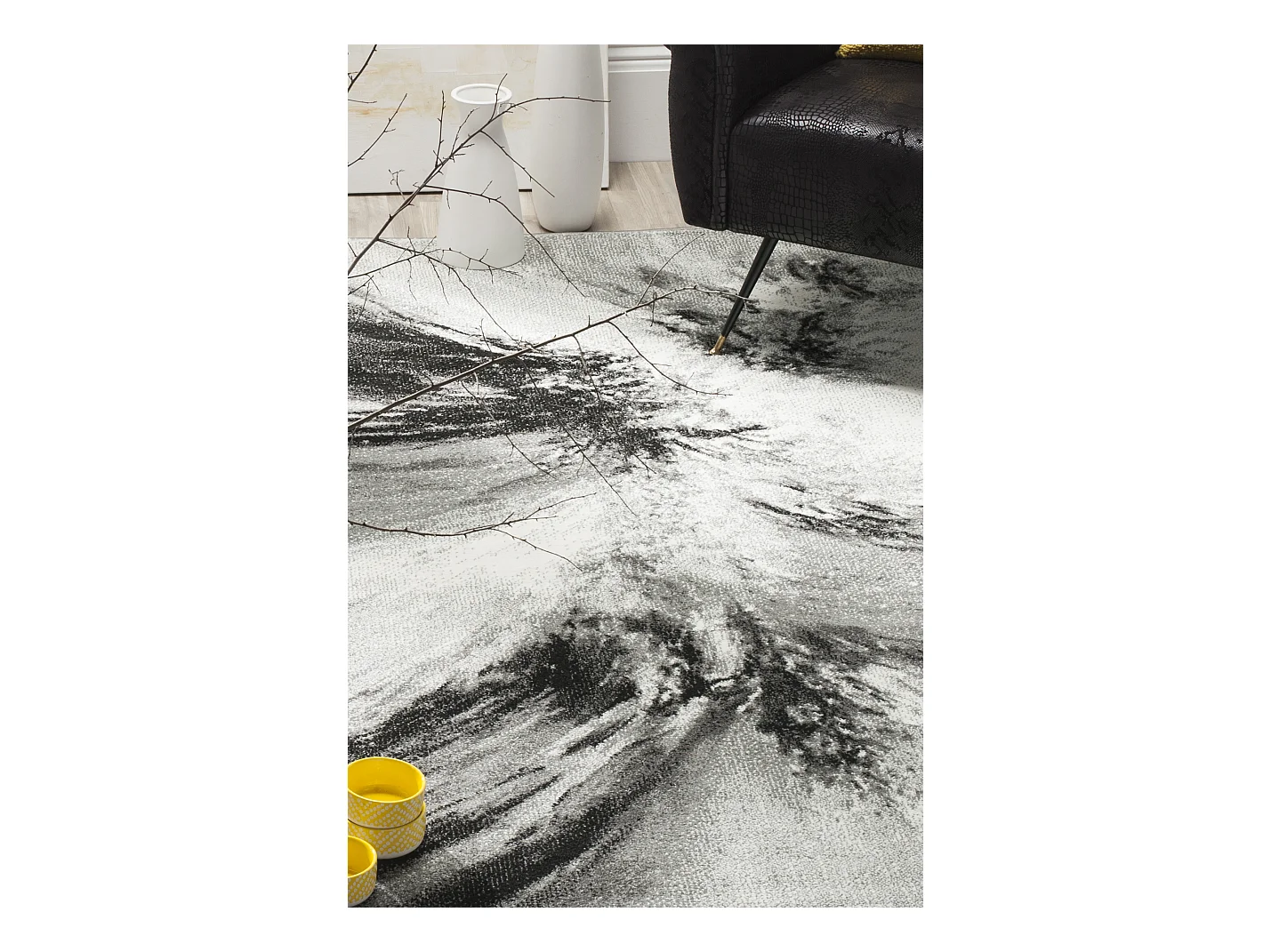 Tapis Gris/Multicolore 160 X 229 cm - Vivian