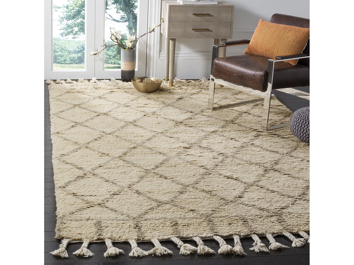 Tapis Neutre/Gris 183 X 274 cm - Abigail