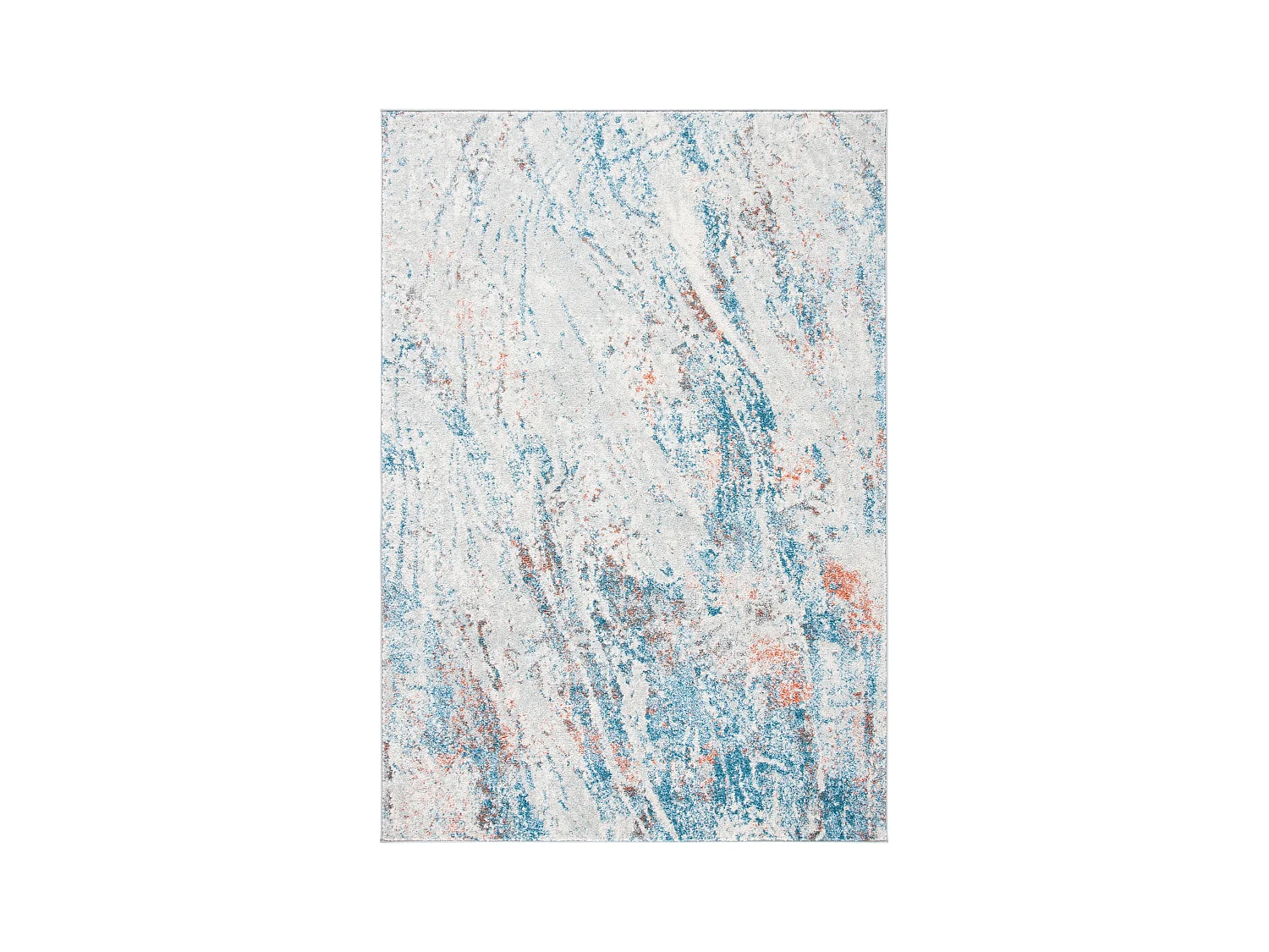 Tapis Neutre/Bleu 91 X 152 cm - Katherine