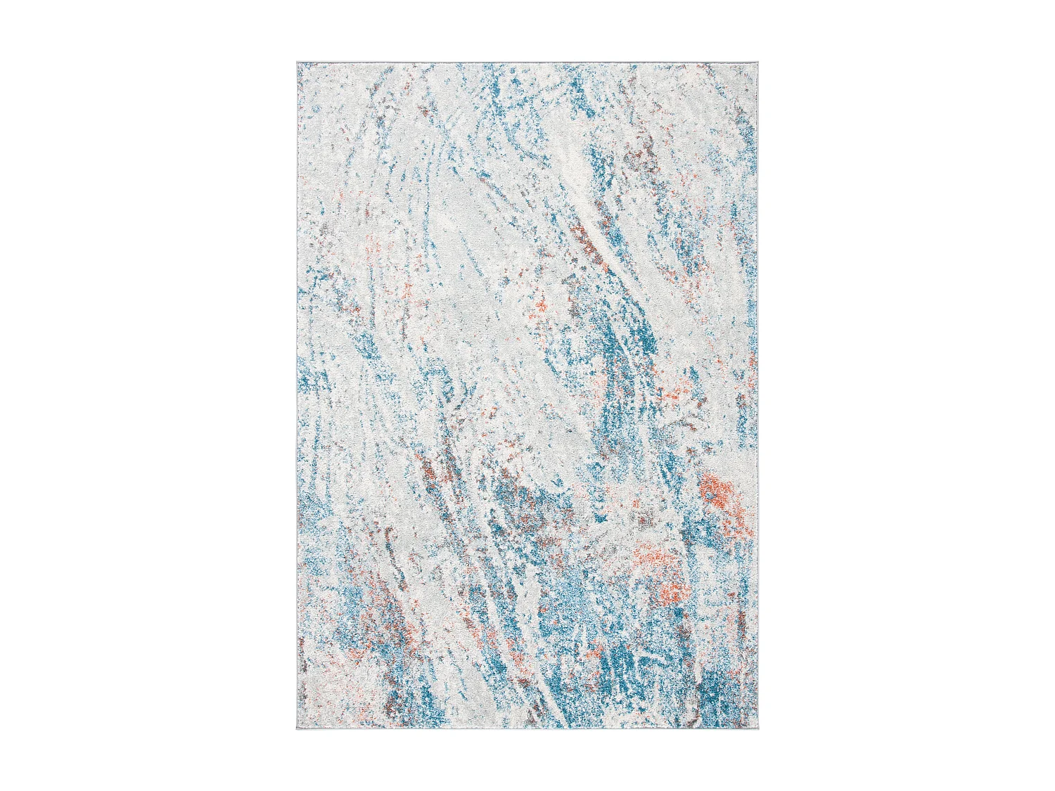Tapis Neutre/Bleu 91 X 152 cm - Katherine