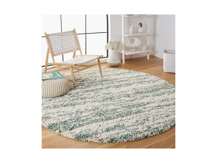 Tapis Ivoire/Vert 213 X 213 cm - Vida
