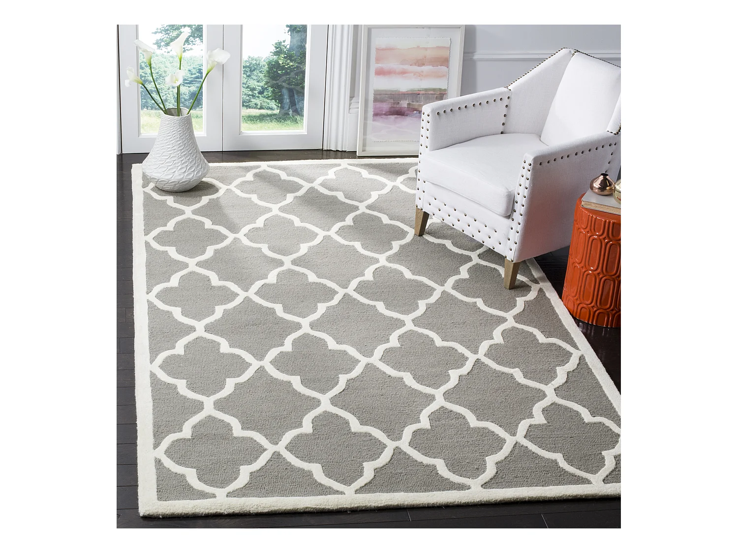 Tapis Gris/Neutre 152 X 244 cm - Noelle