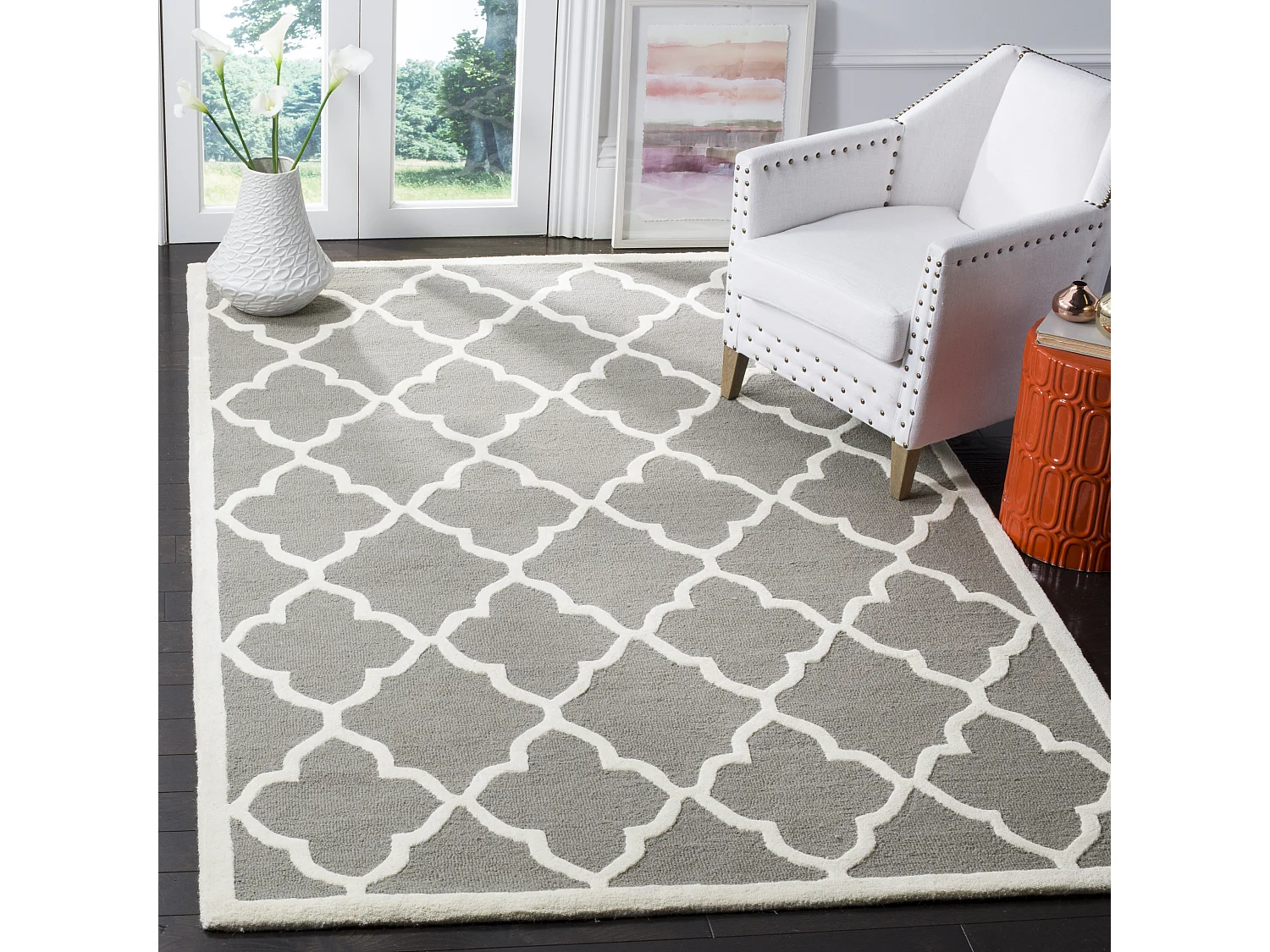 Tapis Gris/Neutre 152 X 244 cm - Noelle