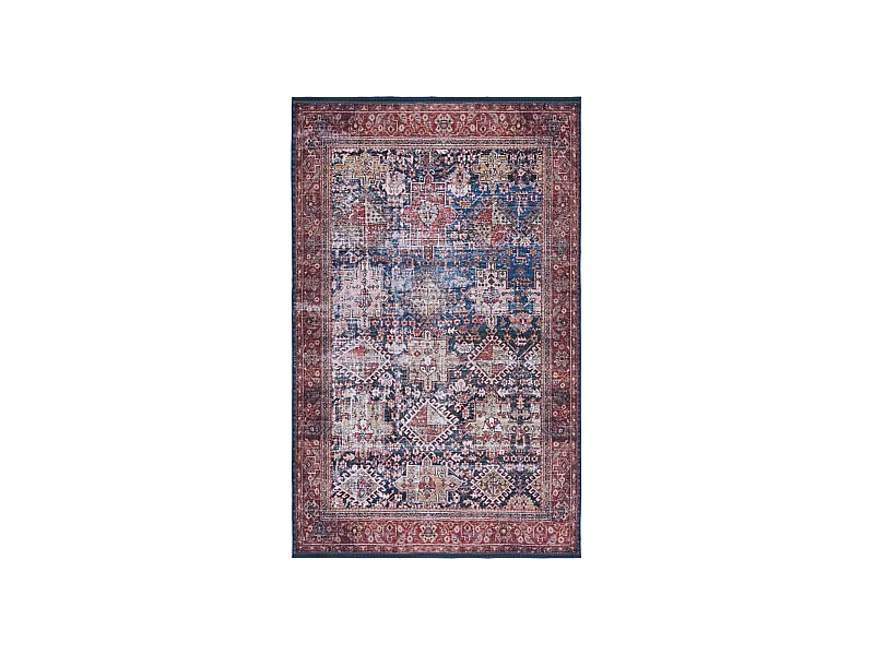 Tapis Bleu Marine/Rouille 244 X 305 cm - Zarah