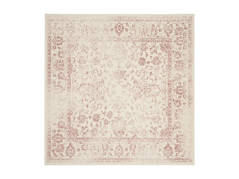 Tapis Neutre/Rose 235 x 235 cm - Lucinda