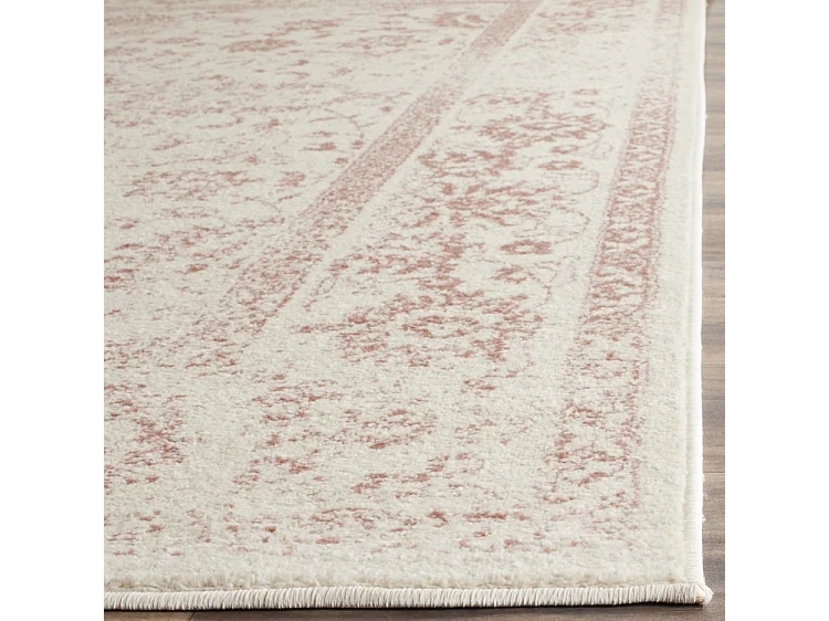 Tapis Neutre/Rose 235 x 235 cm - Lucinda