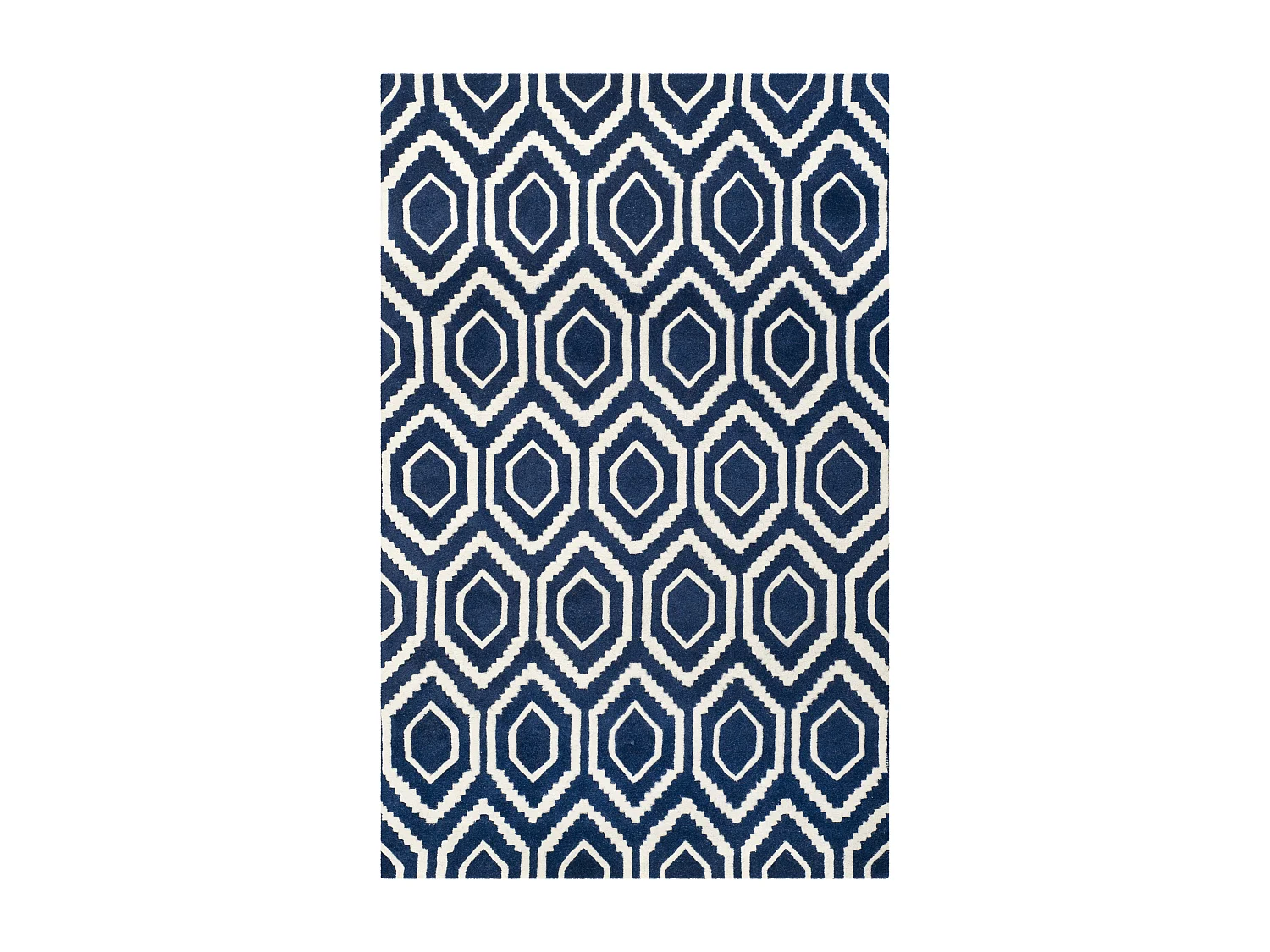 Tapis Bleu Marine/Neutre 183 X 274 cm - Essex