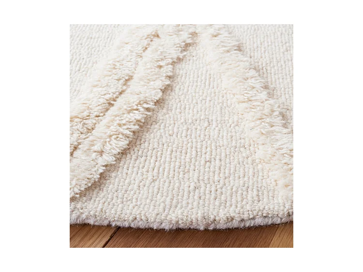 Tapis Ivoire/Marron 183 X 183 cm - Cyra