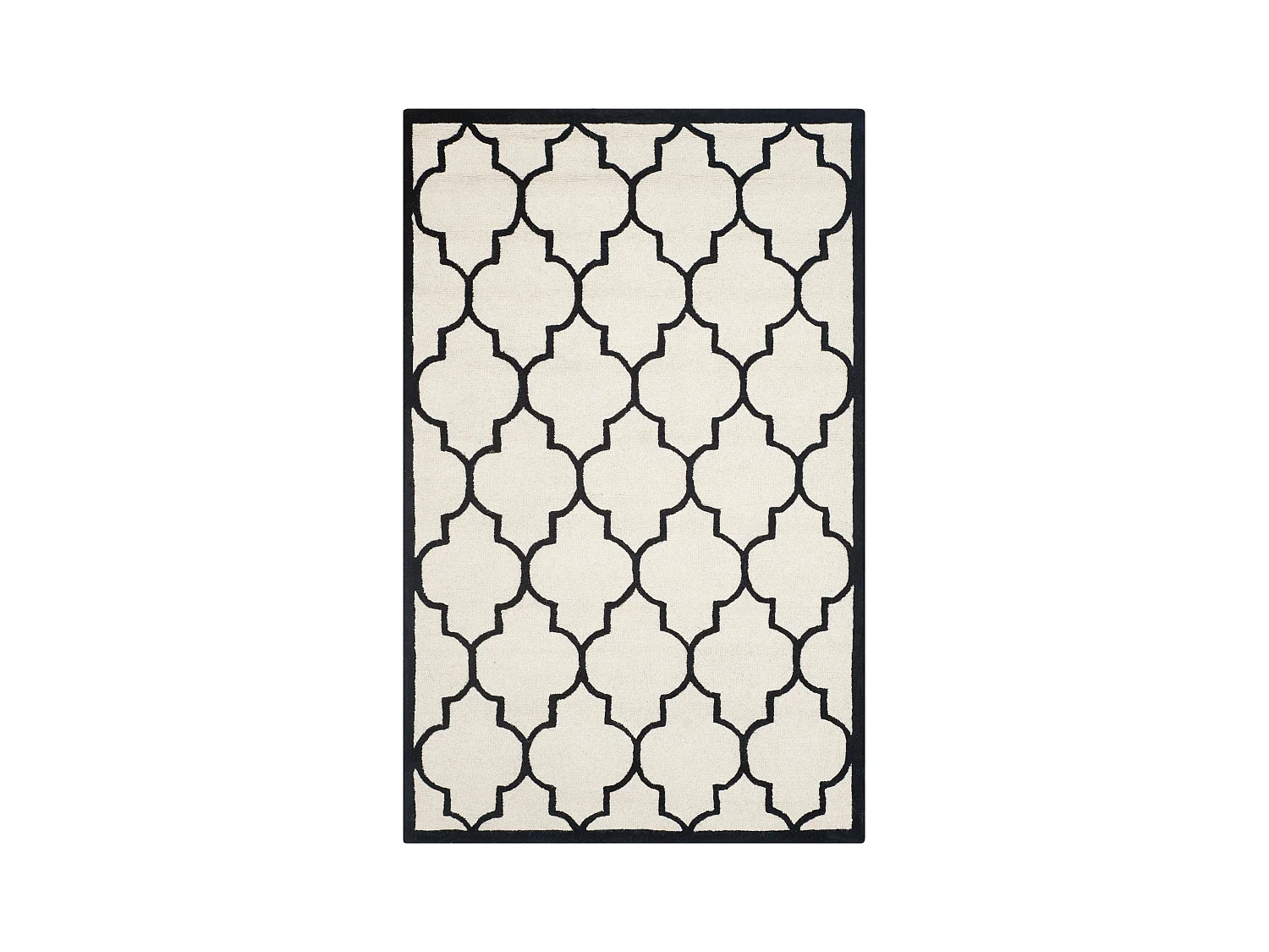 Tapis Neutre/Noir 183 X 274 cm - Sky