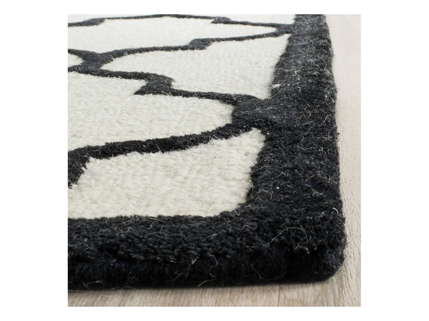 Tapis Neutre/Noir 183 X 274 cm - Sky